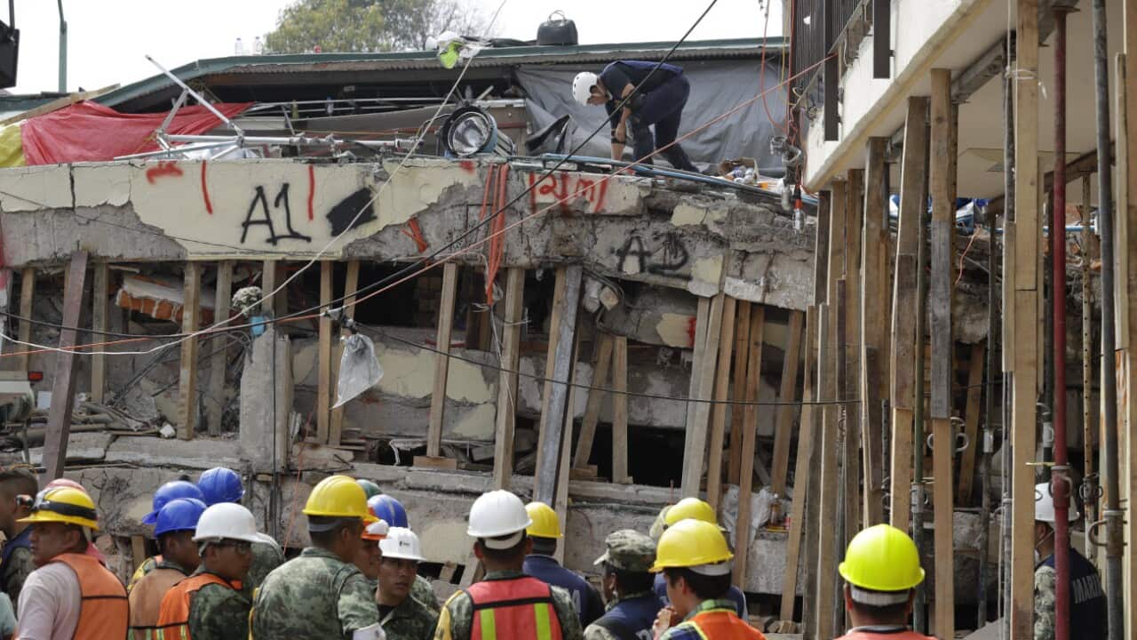 Mexico earthquake recovery operation 2017