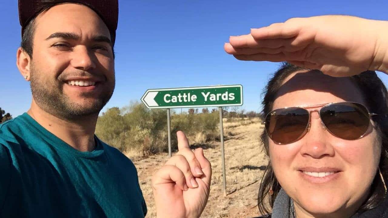 Catherine Liddle and Ryan Liddle - back on Mbantua country