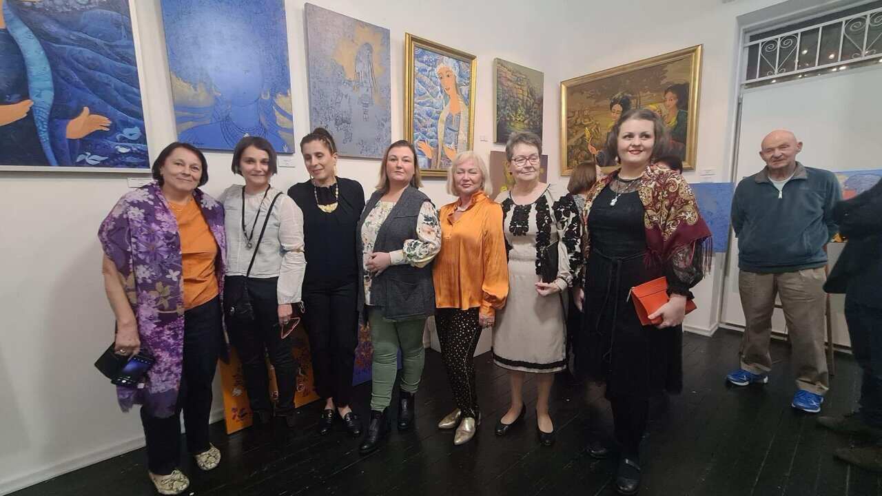 Ukrainian Art Exhibition Chervona Kalyna, Brisbane.