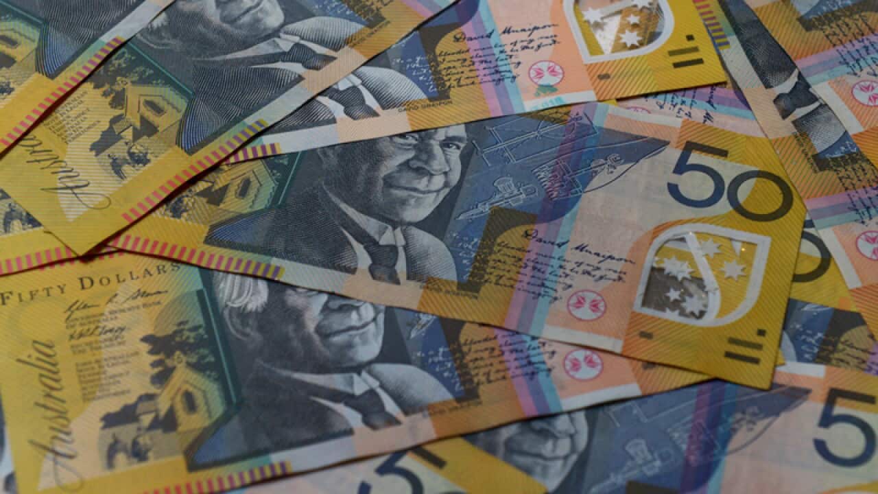 Australian fifty dollar notes