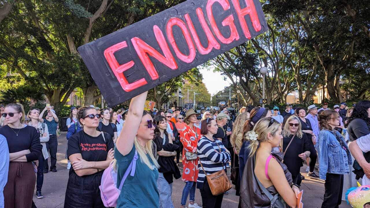 (Sydney) anti-violence against women rally — Photo by Richelle Harrison-Plesse