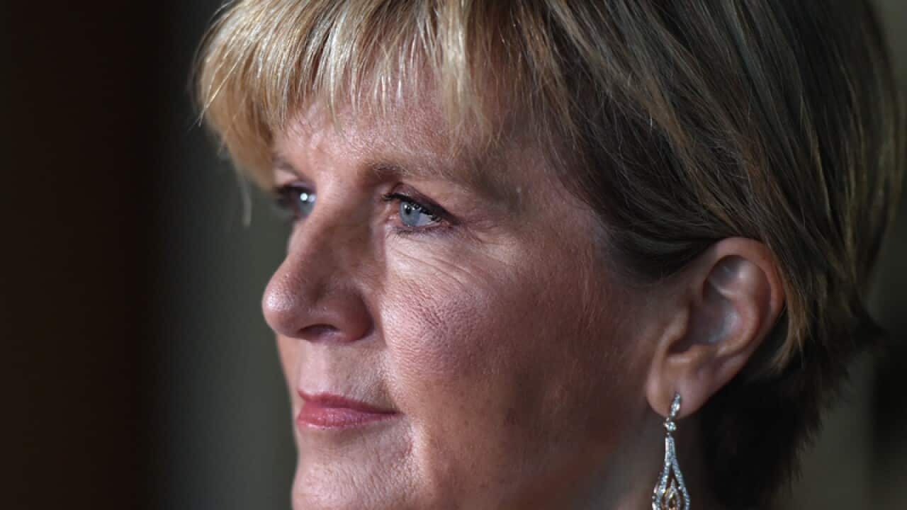 Minister for Foreign Affairs Julie Bishop