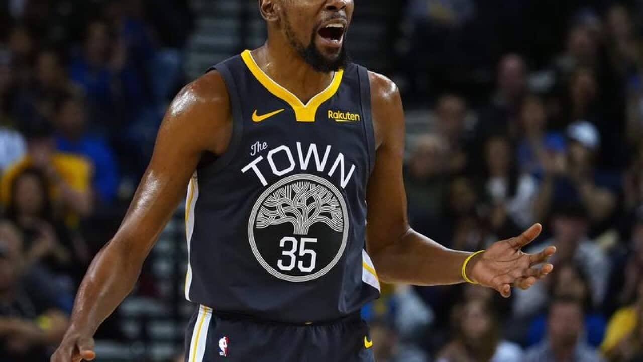 Golden State Warriors star Kevin Durant