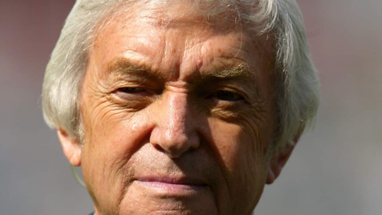 Television commentator Richie Benaud