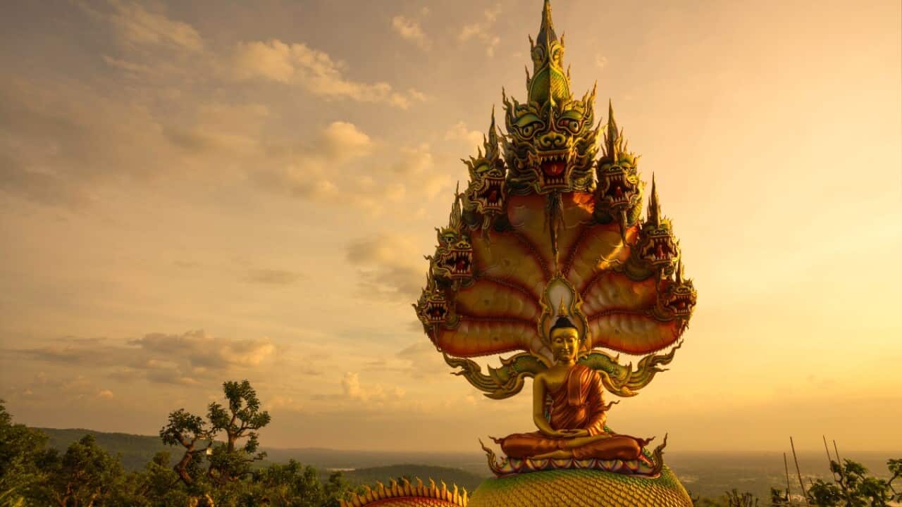 Naga Buddha statue in Thailand - Getty Images - sutiporn somnam