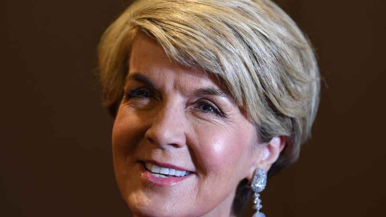 Former foreign minister Julie Bishop