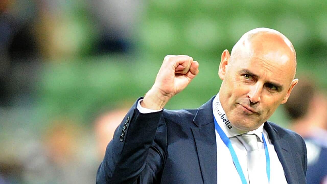 Melbourne Victory coach Kevin Muscat.