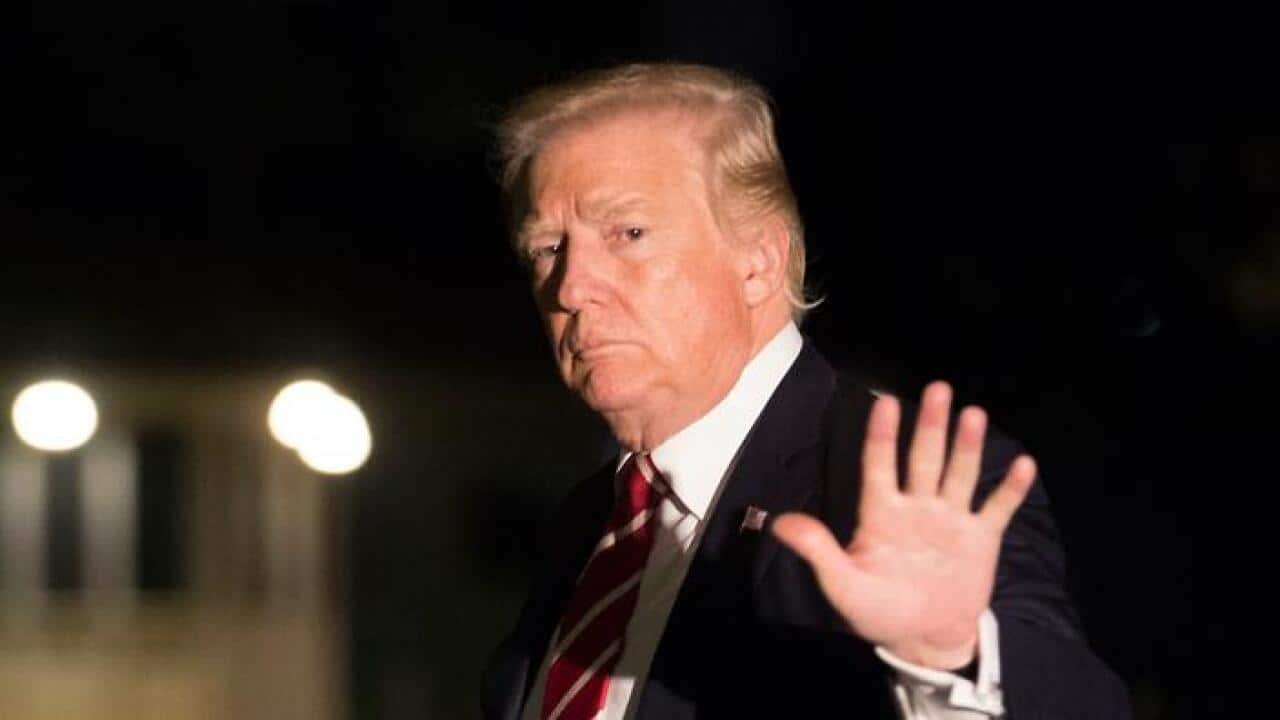 President Trump contines to issue creepily ominous messages which hints at War.