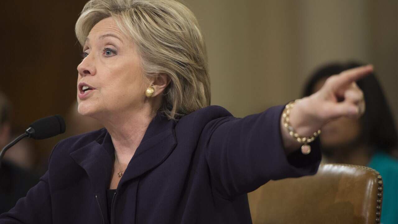 Former Secretary of State and Democratic Presidential candidate Hillary Clinton appears before the House Select Committee on Benghazi, on Capitol Hill in Washington DC, USA, 22 October 2015.