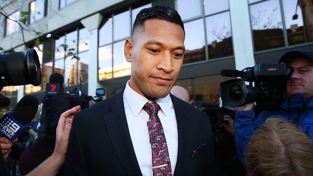 Folau, a hardline Christian, claims he was wrongfully dismissed by Rugby Australia and Rugby NSW.