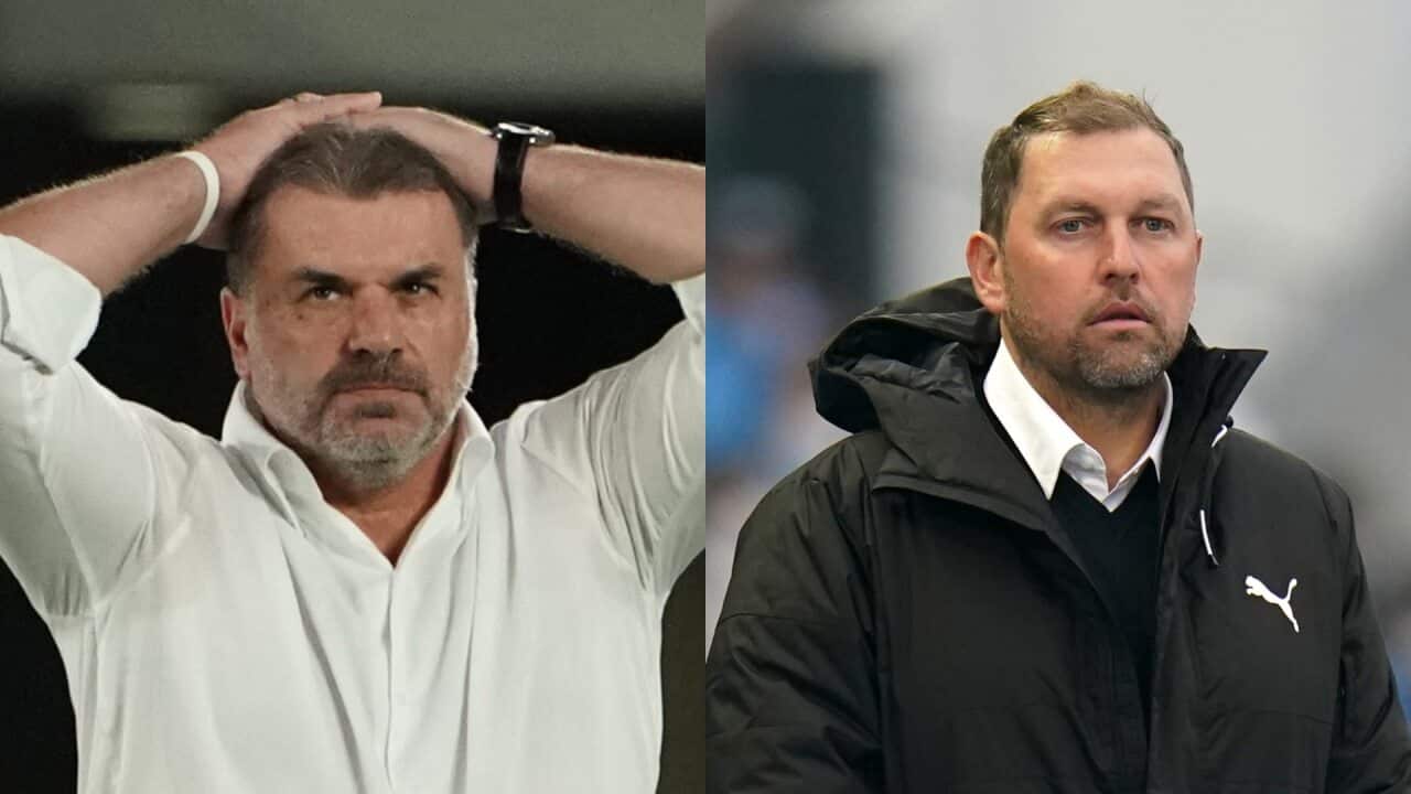 Ange Postecoglou (Left) and Peter Cklamovski