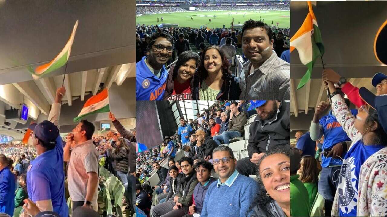 Indian fans at MCG