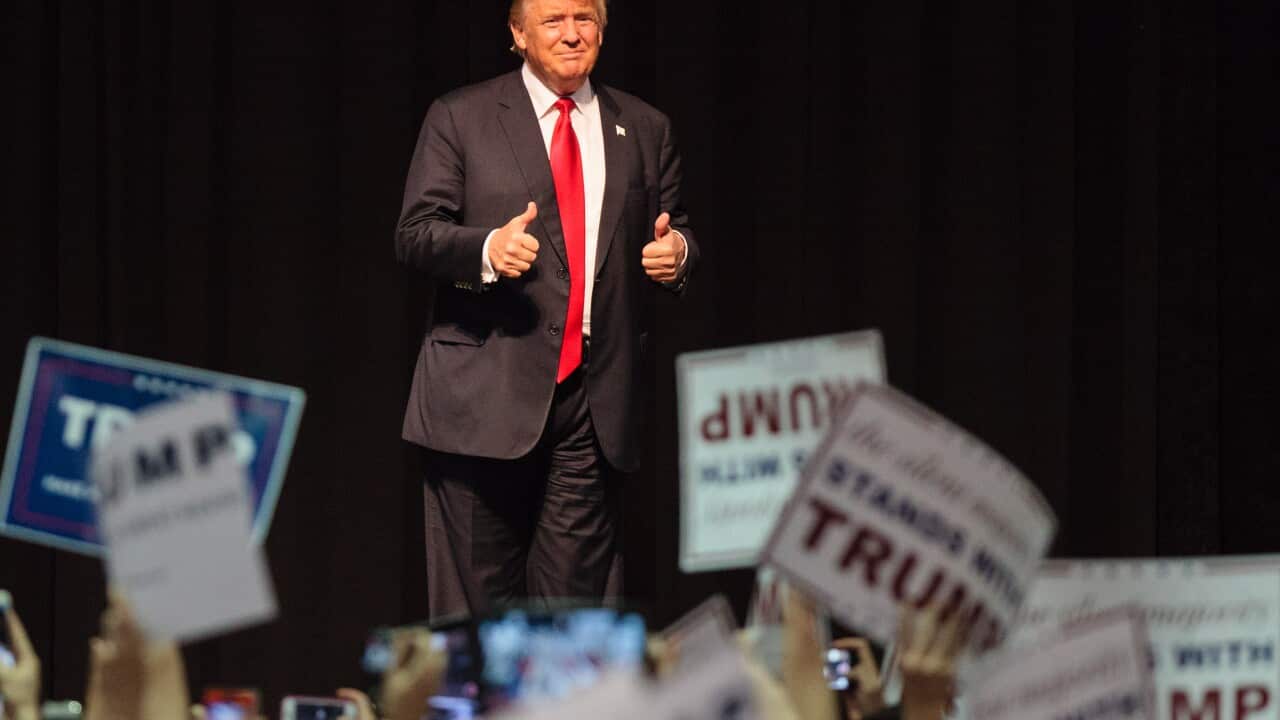 US Republican presidential candidate Donald Trump