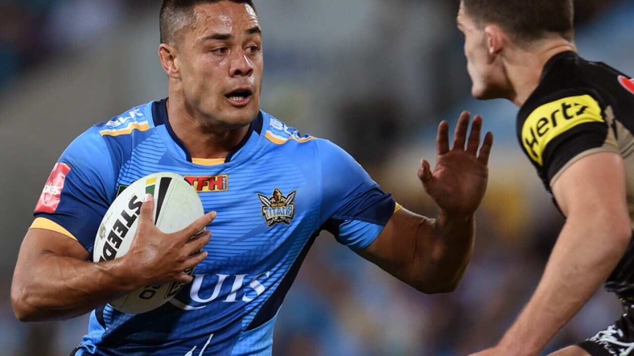 Jarryd Hayne of the Gold Coast Titans