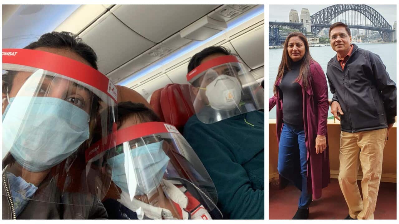 Indian tourists repatriated from Australia by special flights.