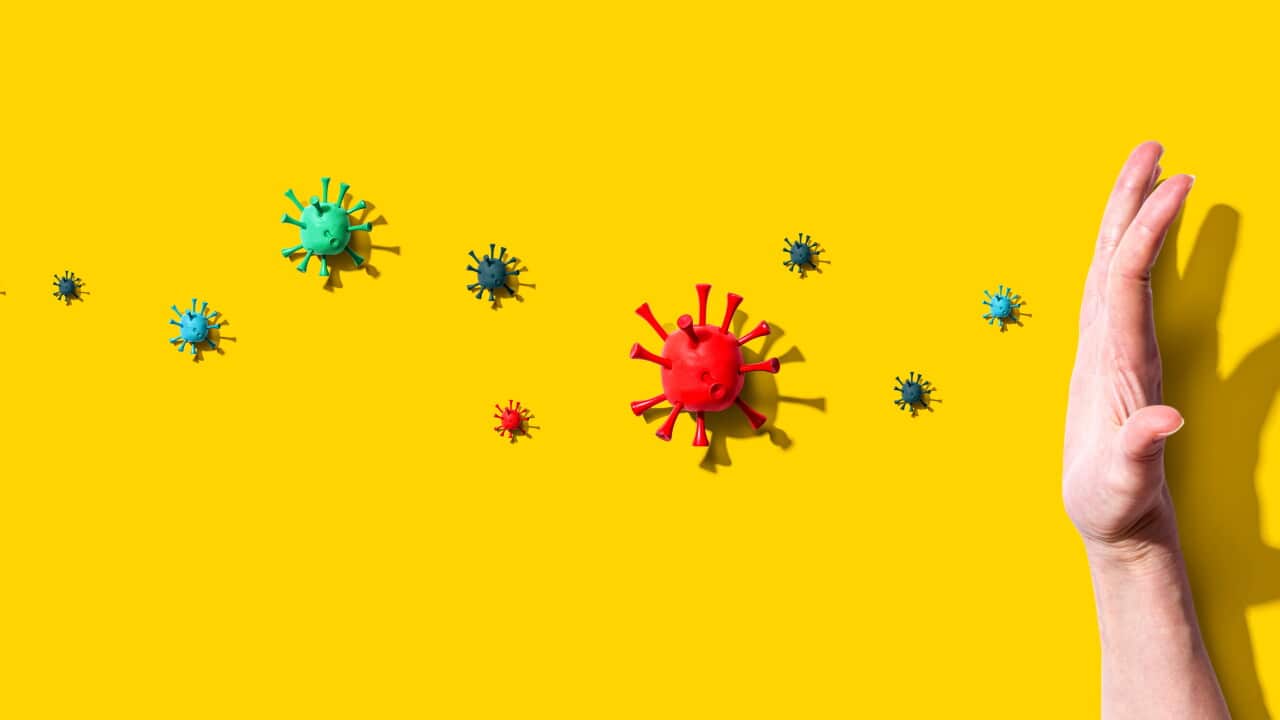 Stop epidemic influenza and Coronavirus concept