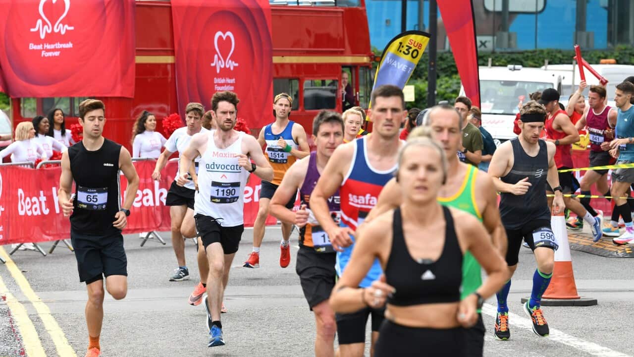 The easing of UK restrictions saw a charity half-marathon in London