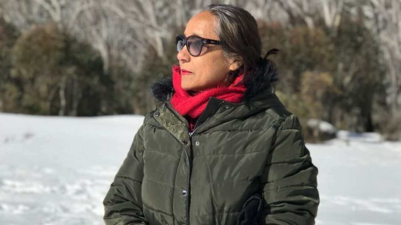 Davi Davinder Kaur, a visiting journalist from Punjab (India)