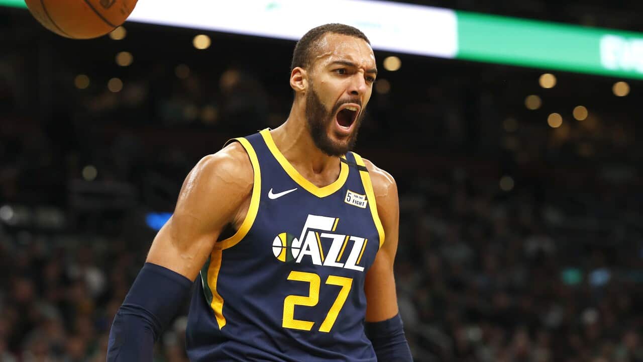 Rudy Gobert of the Utah Jazz.