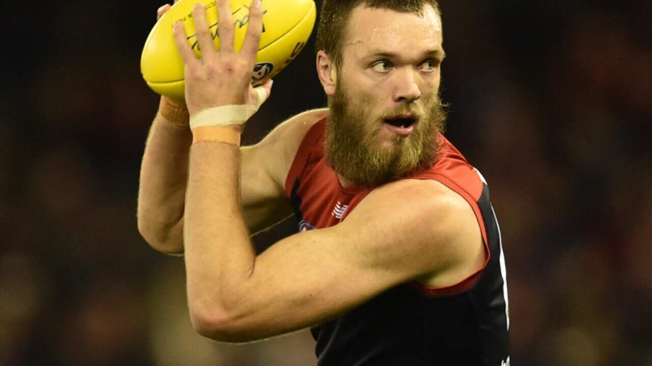 Melbourne ruckman Max Gawn