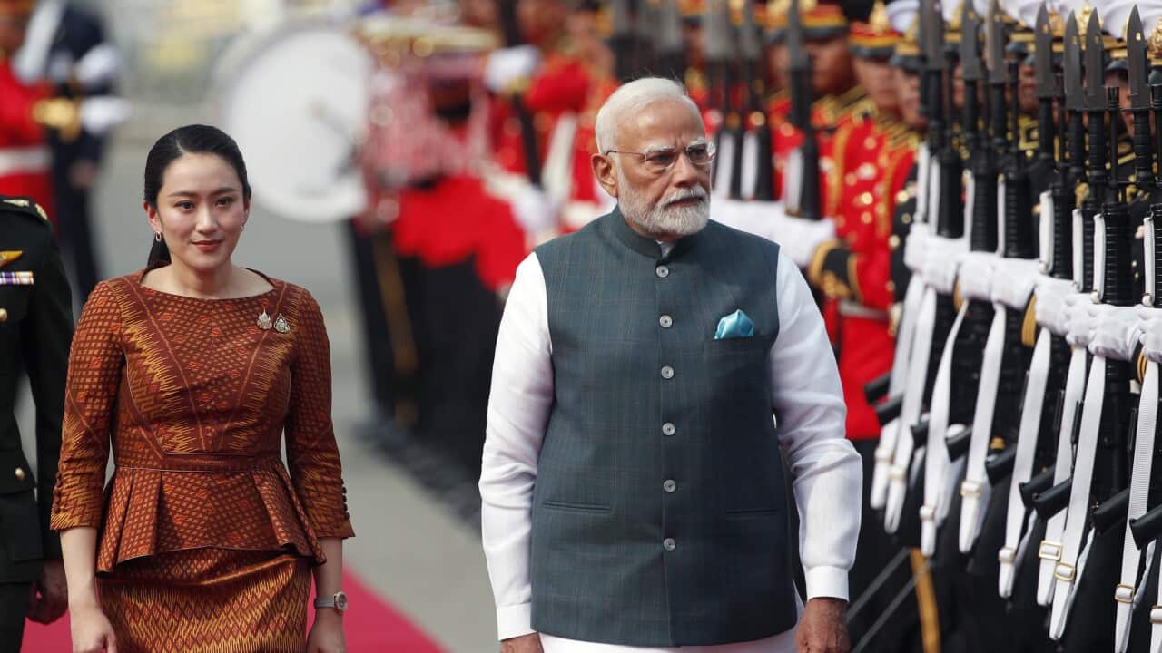 Indian prime minister arrives in Bangkok to attend BIMSTEC Summit