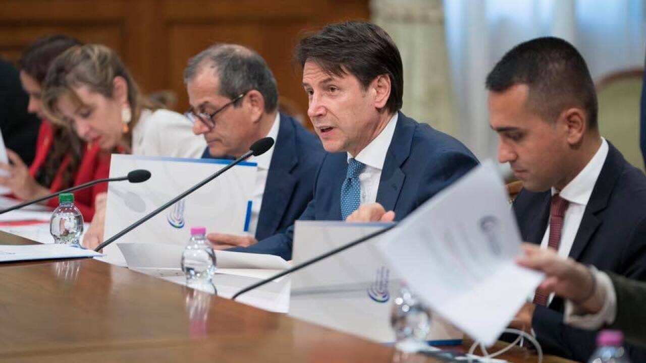 Giuseppe Conte and some Ministers