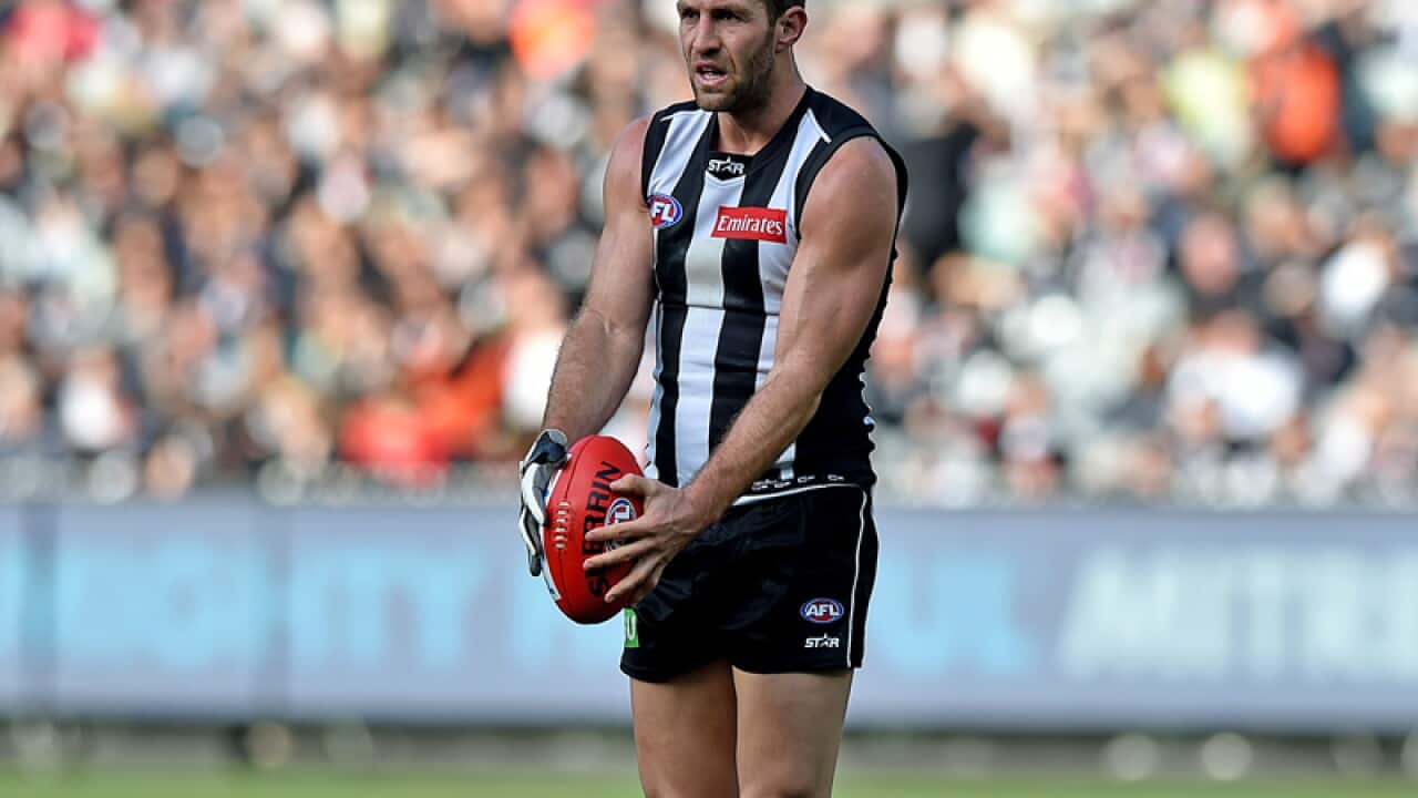 Collingwood forward Travis Cloke