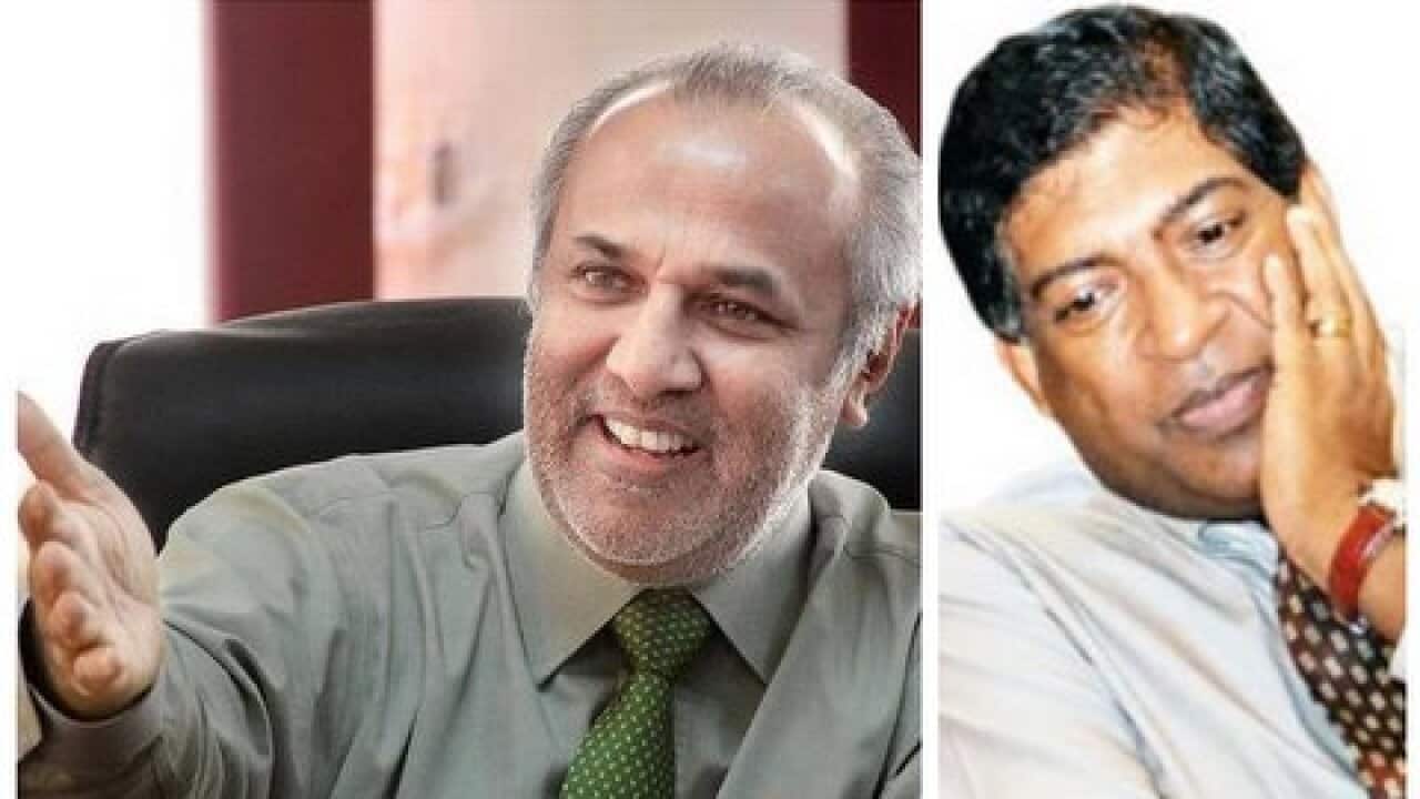 Rauff Hakeem_Ravi Karunanayake_Sri Lankan cabinet ministers