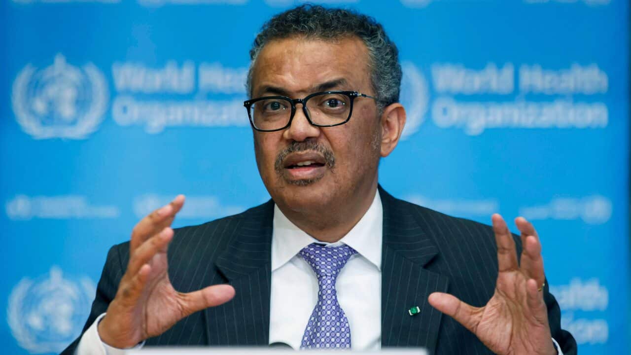 Director General of the World Health Organization Tedros Adhanom Ghebreyesus.