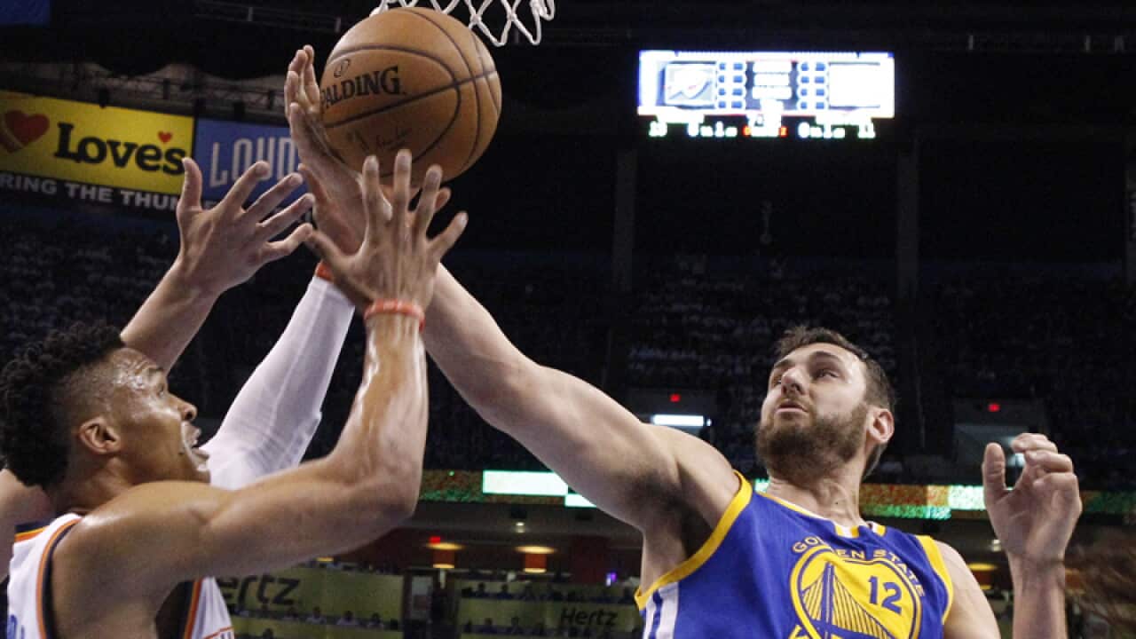 Warrior center Andrew Bogut