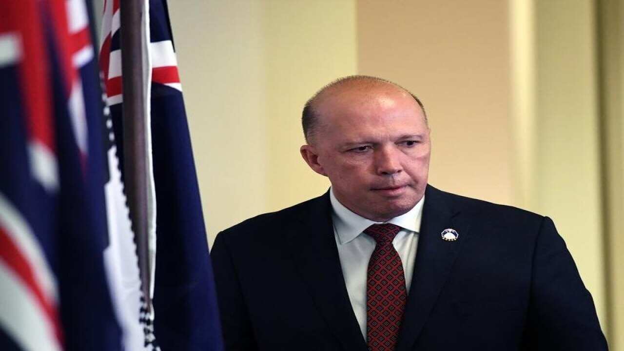 Home Affairs Minister Peter Dutton