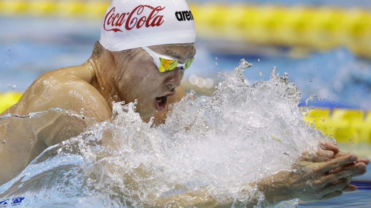 Former two-time double Olympic breaststroke champion Kosuke Kitajima