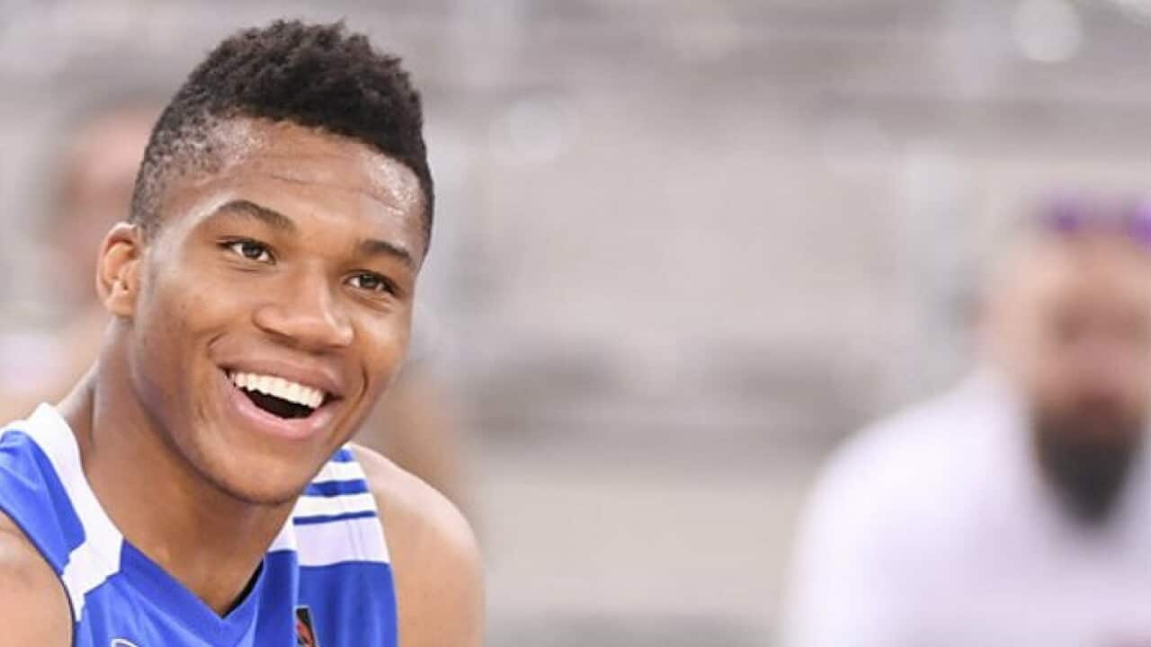 Giannis Antetokounmpo.