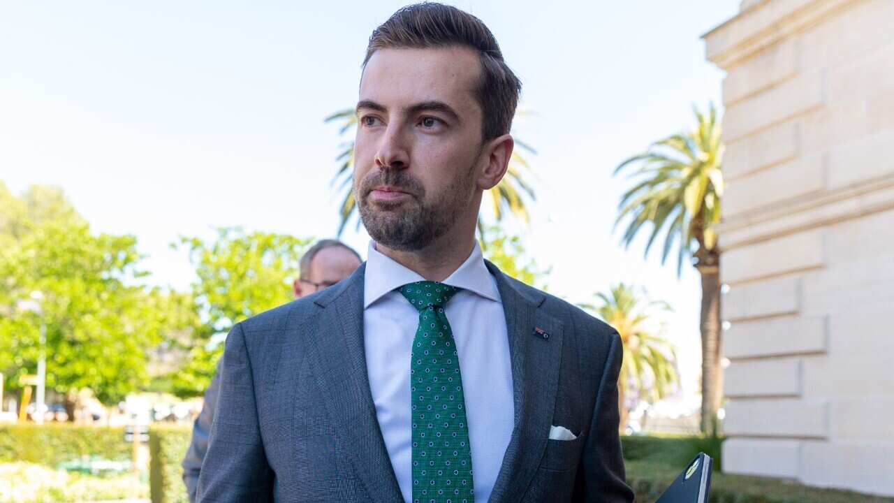 Newly elected Western Australia Liberal leader Zak Kirkup