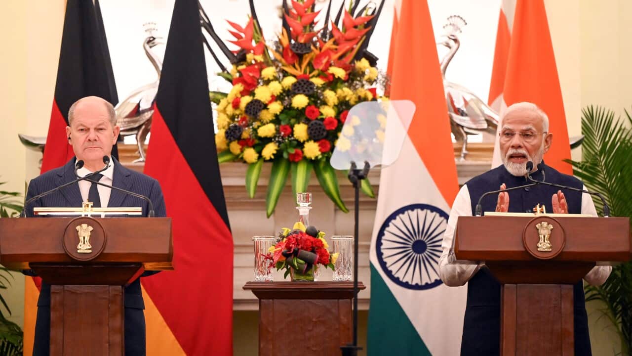 India: Prime Minister Narendra Modi And German Chancellor Olaf Scholz Meeting At Hyderabad House