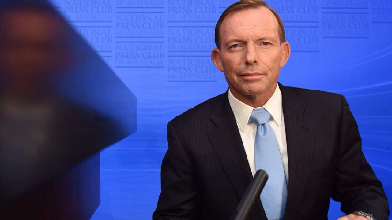 Prime Minister Tony Abbott at the National Press Club