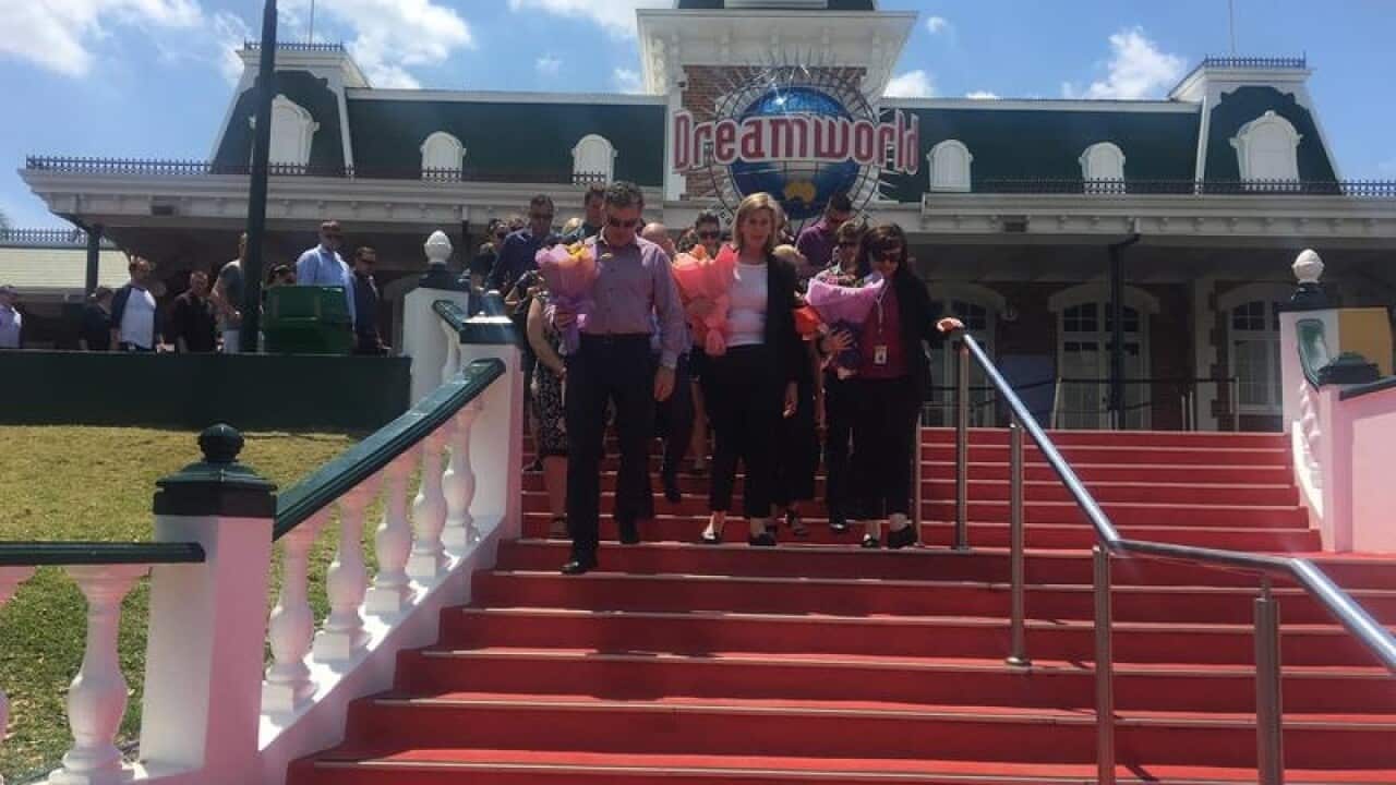 Ardent Leisure CEO Deborah Thomas visits Dreamworld
