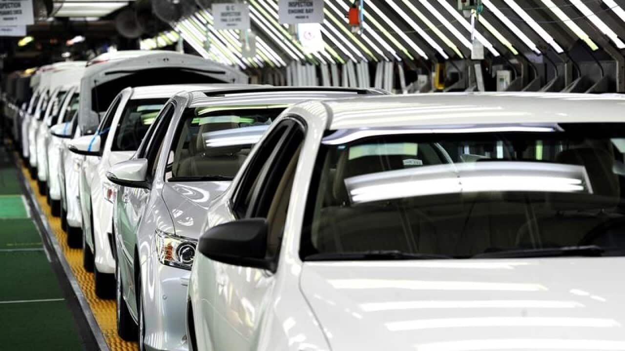 Toyota cars.