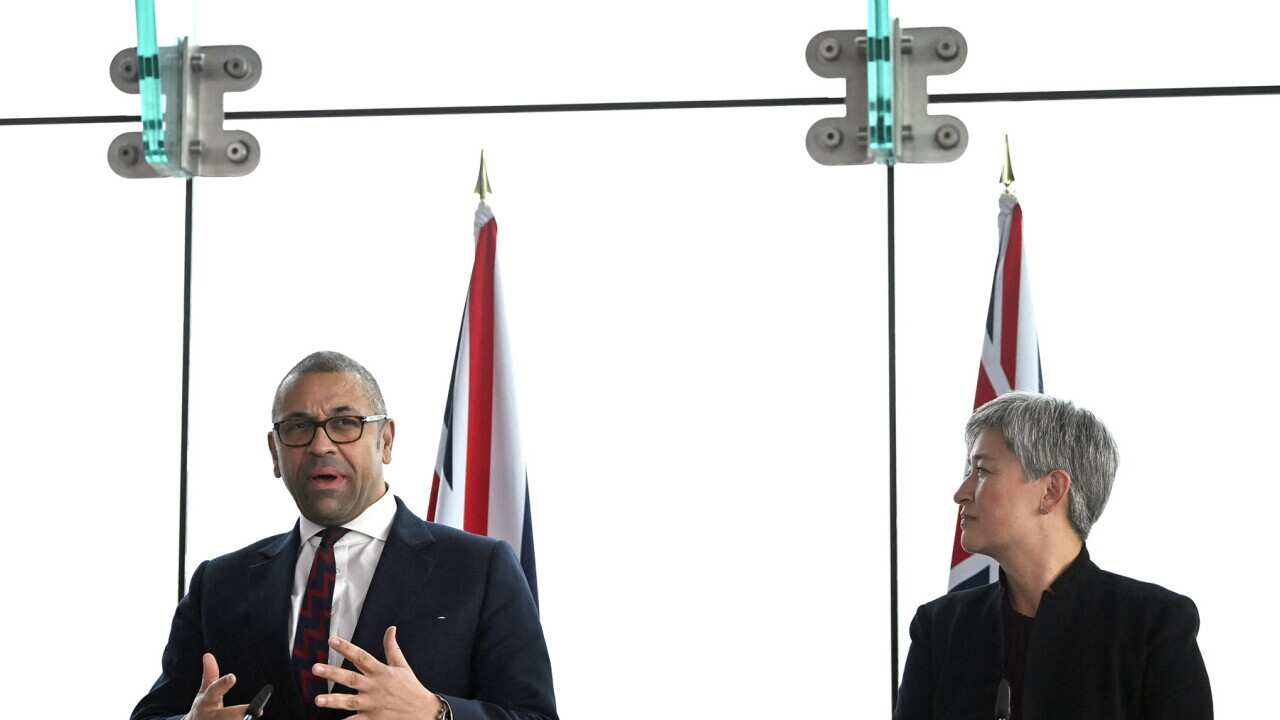 Foreign Secretary James Cleverly and Foreign Minister Penny Wong (AAP).jpg