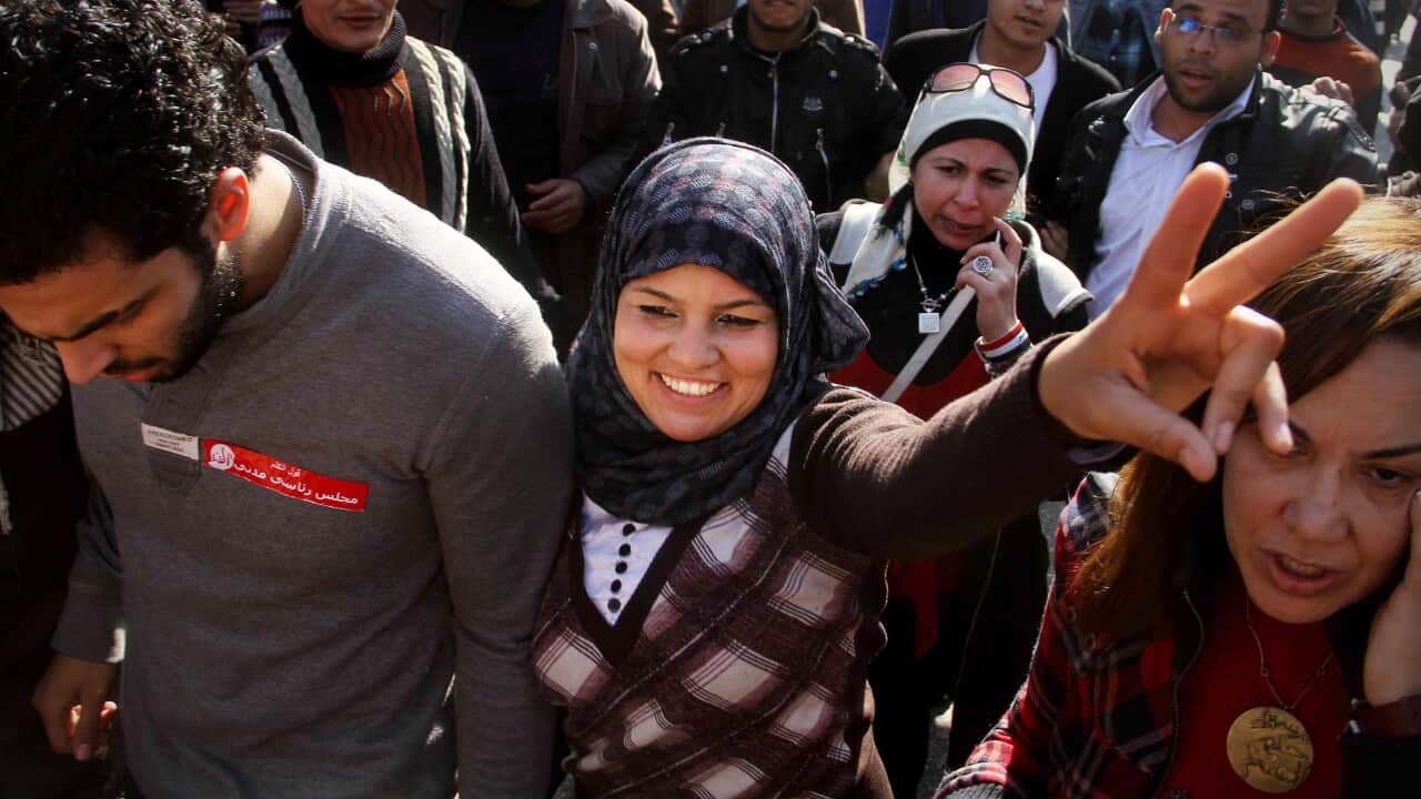 A 2011 rally supporting women's rights in Cairo