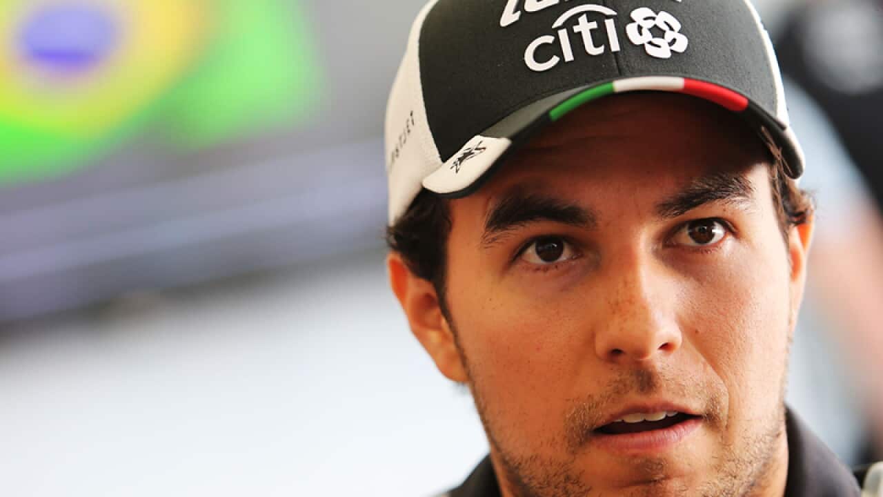 Mexican Formula One driver Sergio Perez