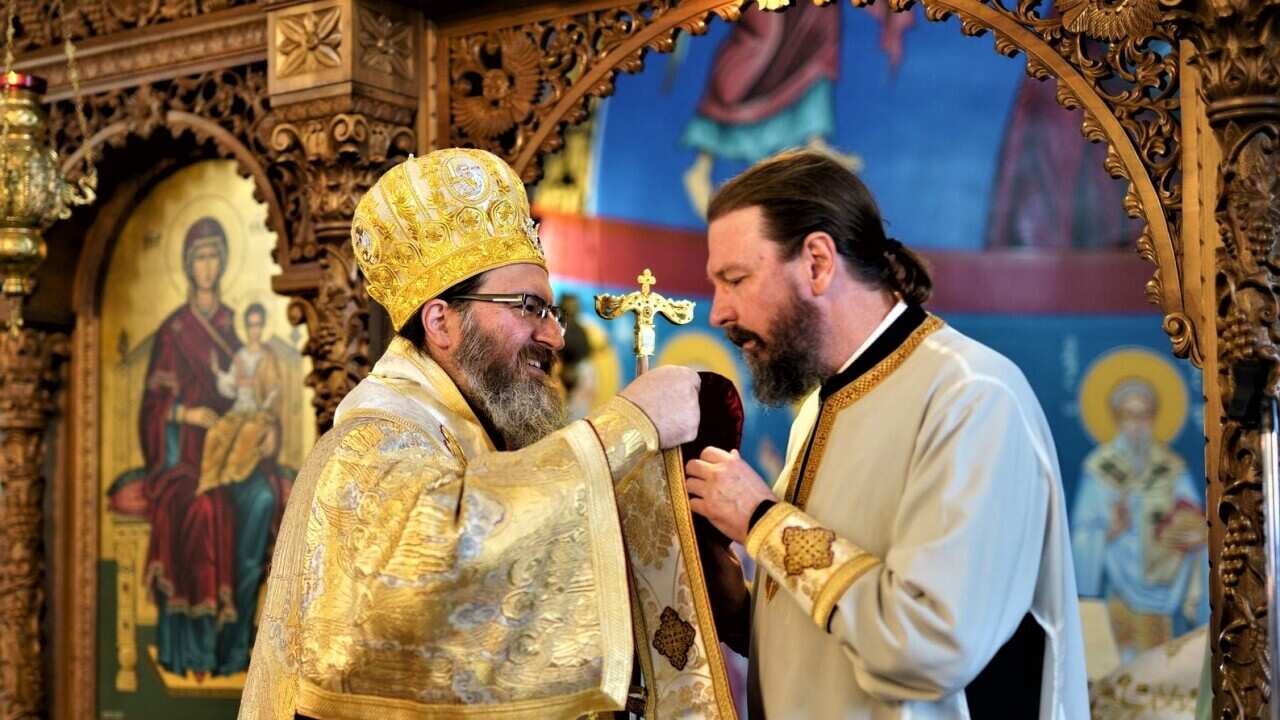 Αn Australian former policer officer become priest of the Greek Orthodox Church in Western Australia