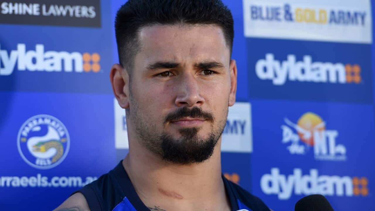 Parramatta Eels NRL player Nathan Peats