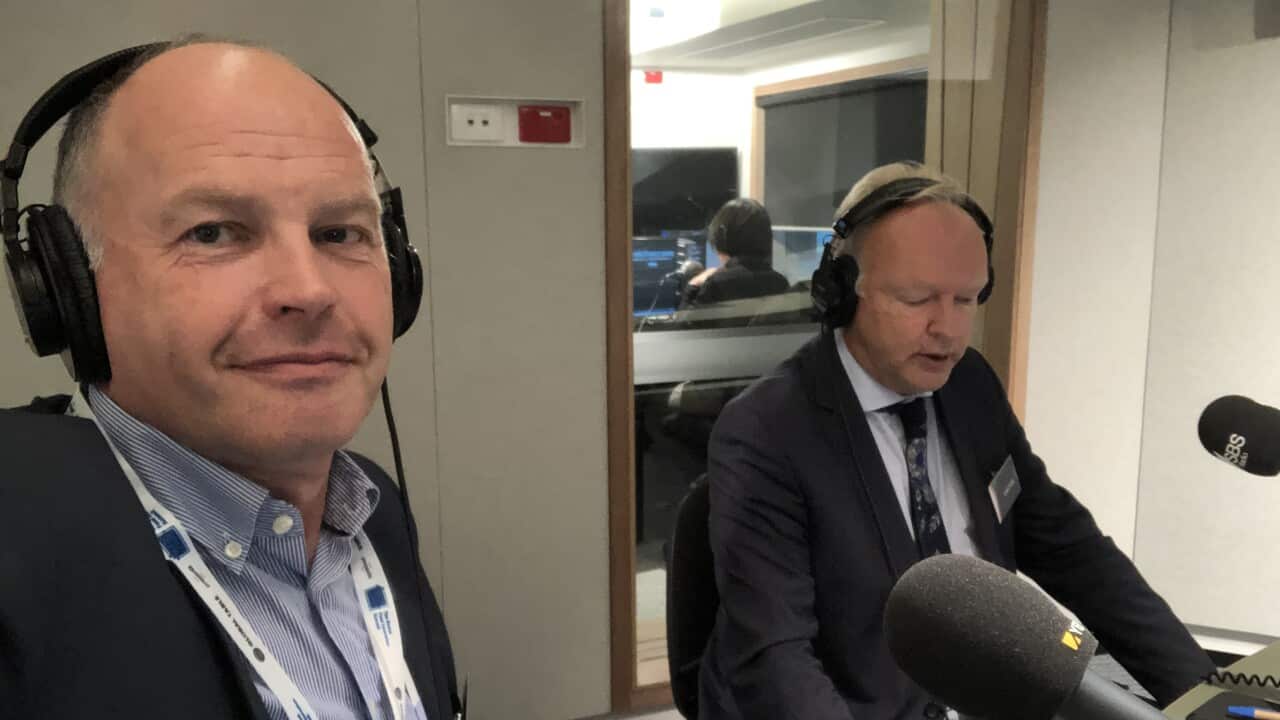 EU's lead negotiator for GIs, Lionel Mesnildrey, and the EU Delegation's Trade Counsellor Kees Keijzer