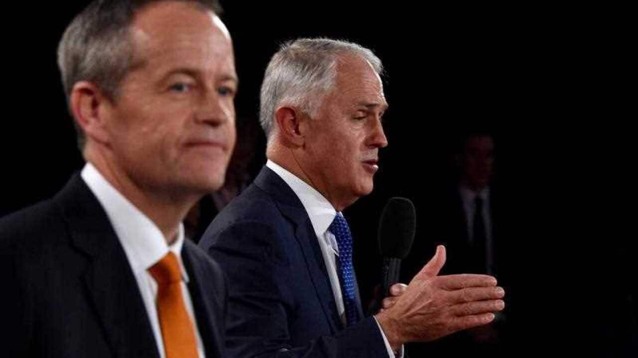Leader of the Opposition Bill Shorten and Prime Minister Malcolm Turnbull