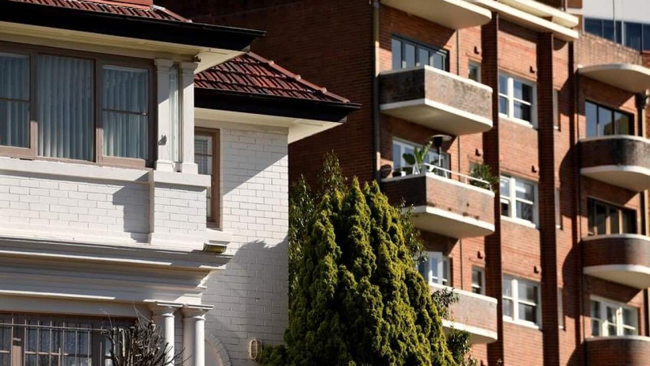 Residential housing in Sydney's inner east.