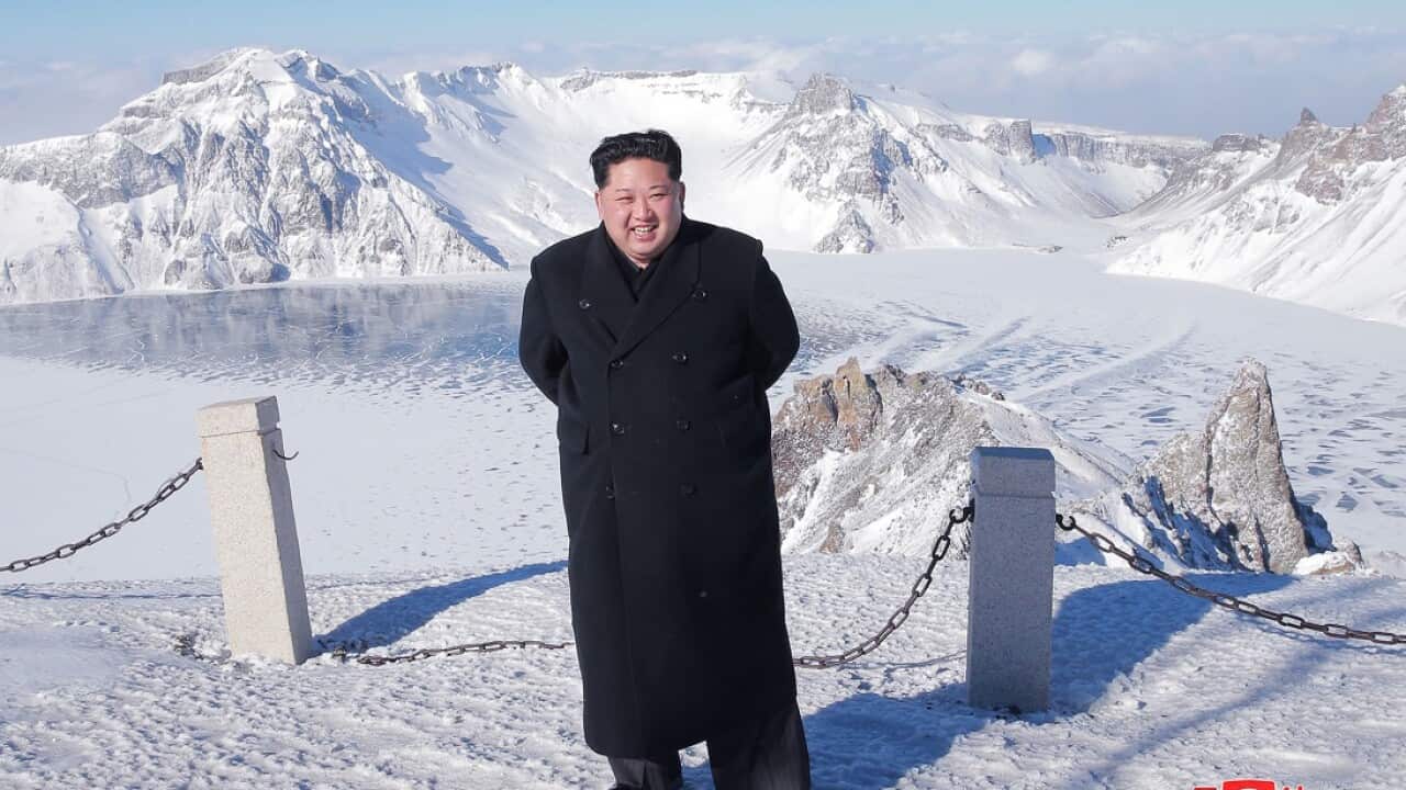 North Korean leader Kim Jong UN December 2017-AAP
