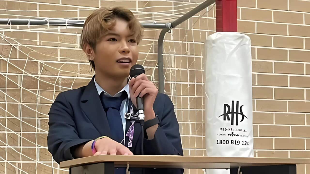 High school student Sky Camarce has been told he has to leave Australia before he can complete his HSC (Supplied).jpg