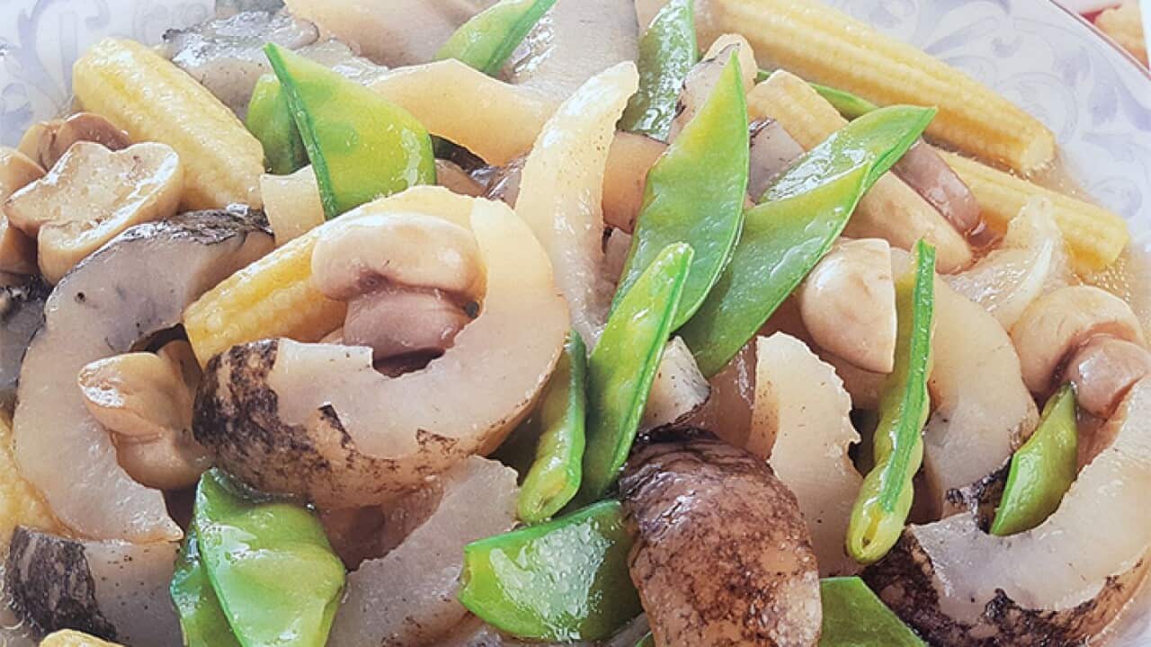 Sea cucumber will be a great ingredient in stir-fry dishes.
