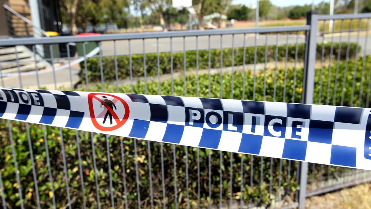 The scene of a stabbing.